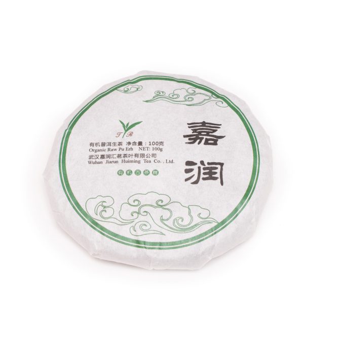 China Raw Pu Erh Beeng Cha Organic* 100 g